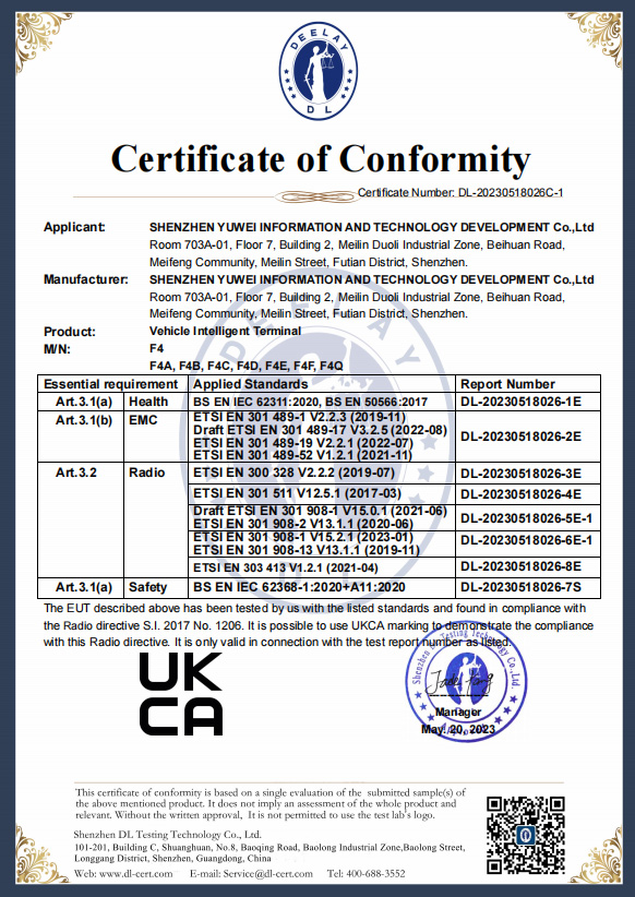 Certificación UKCA
